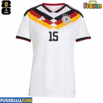 Deutschland Nico Schlotterbeck #15 Heimtrikot Frauen EM 2024 Kurzarm